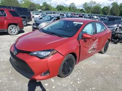 Toyota salvage cars for sale: 2017 Toyota Corolla L