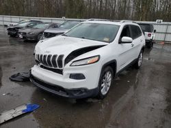 Jeep salvage cars for sale: 2014 Jeep Cherokee Limited