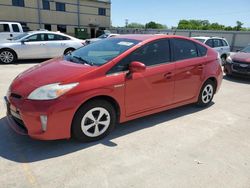 Salvage cars for sale at Wilmer, TX auction: 2013 Toyota Prius