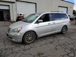 Salvage cars for sale from Copart Woodburn, OR: 2007 Honda Odyssey Touring