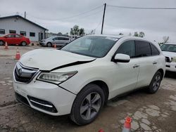 Salvage cars for sale at Pekin, IL auction: 2014 Acura MDX