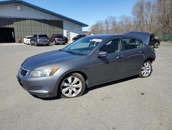 Salvage cars for sale from Copart East Granby, CT: 2009 Honda Accord EX