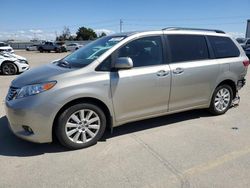 Salvage cars for sale at Nampa, ID auction: 2017 Toyota Sienna XLE