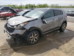Salvage cars for sale at Louisville, KY auction: 2017 KIA Sportage SX