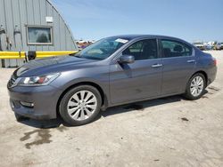 Salvage cars for sale at Wichita, KS auction: 2013 Honda Accord EXL