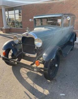 Salvage cars for sale at Woodhaven, MI auction: 1929 Ford Model A