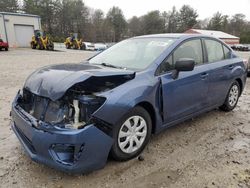 Vehiculos salvage en venta de Copart Mendon, MA: 2012 Subaru Impreza