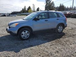 Salvage cars for sale from Copart Graham, WA: 2007 Honda CR-V LX