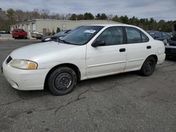 Salvage cars for sale at Exeter, RI auction: 2001 Nissan Sentra XE