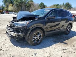 Salvage cars for sale at Mendon, MA auction: 2021 Honda CR-V EX