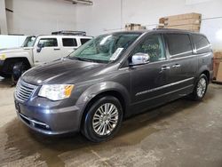 Salvage cars for sale at Elgin, IL auction: 2015 Chrysler Town & Country Touring L