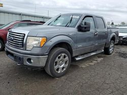 Salvage cars for sale at Dyer, IN auction: 2011 Ford F150 Supercrew