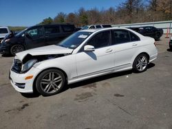 Salvage cars for sale from Copart Brookhaven, NY: 2014 Mercedes-Benz C 300 4matic