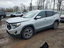 Salvage cars for sale from Copart Central Square, NY: 2018 GMC Terrain SLT