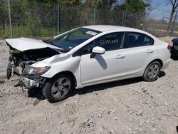 Salvage cars for sale from Copart Cicero, IN: 2015 Honda Civic LX