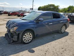 Salvage cars for sale from Copart Oklahoma City, OK: 2017 Nissan Sentra S