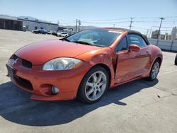 Mitsubishi Eclipse Spyder gt salvage cars for sale: 2007 Mitsubishi Eclipse Spyder GT