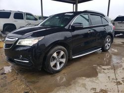 Salvage cars for sale at Hueytown, AL auction: 2015 Acura MDX