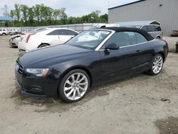 Salvage cars for sale at Spartanburg, SC auction: 2013 Audi A5 Premium Plus