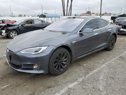 Salvage cars for sale at Van Nuys, CA auction: 2016 Tesla Model S