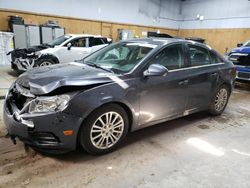 Salvage cars for sale at Kincheloe, MI auction: 2013 Chevrolet Cruze ECO