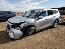 Salvage cars for sale at Brighton, CO auction: 2023 Toyota Highlander Hybrid LE