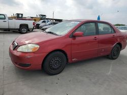 Salvage cars for sale at Grand Prairie, TX auction: 2007 Toyota Corolla CE