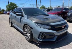 Salvage cars for sale at Grand Prairie, TX auction: 2021 Honda Civic TYPE-R Touring