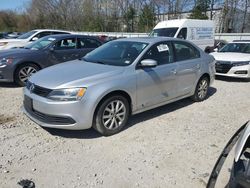 Salvage cars for sale from Copart North Billerica, MA: 2011 Volkswagen Jetta SE