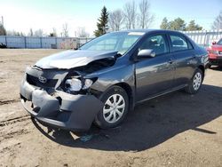 Vehiculos salvage en venta de Copart Bowmanville, ON: 2009 Toyota Corolla Base