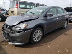 Salvage cars for sale at Elgin, IL auction: 2019 Nissan Sentra S