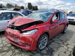 Salvage cars for sale from Copart Martinez, CA: 2021 Tesla Model Y