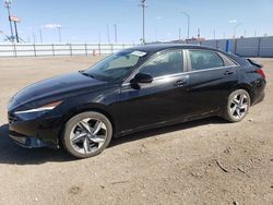 Salvage cars for sale at Greenwood, NE auction: 2023 Hyundai Elantra Limited