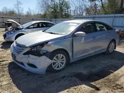 Salvage cars for sale from Copart Lyman, ME: 2011 Hyundai Sonata GLS