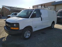 Salvage trucks for sale at Hayward, CA auction: 2006 Chevrolet Express G2500