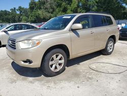 Salvage cars for sale from Copart Ocala, FL: 2009 Toyota Highlander