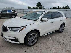 Salvage cars for sale at Houston, TX auction: 2017 Acura MDX Technology