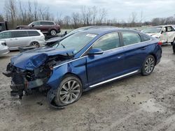 Vehiculos salvage en venta de Copart Leroy, NY: 2015 Hyundai Sonata Sport