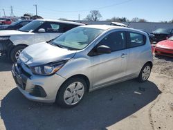 Chevrolet salvage cars for sale: 2017 Chevrolet Spark LS