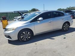 Salvage cars for sale from Copart Orlando, FL: 2013 Honda Civic EXL