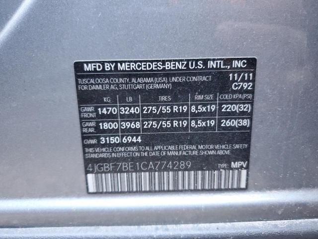 2012 Mercedes-Benz GL 450 4matic