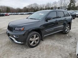 Salvage cars for sale at North Billerica, MA auction: 2016 Jeep Grand Cherokee Summit