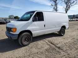 Salvage trucks for sale at San Martin, CA auction: 2005 Ford Econoline E350 Super Duty Van
