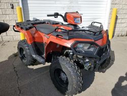 Salvage motorcycles for sale at Woodhaven, MI auction: 2023 Polaris Sportsman