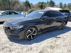 Salvage cars for sale at Mendon, MA auction: 2020 Honda Accord Sport