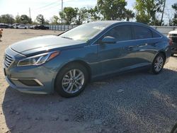 Salvage cars for sale at Riverview, FL auction: 2017 Hyundai Sonata SE