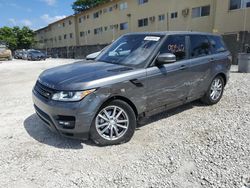 Land Rover Range Rover salvage cars for sale: 2016 Land Rover Range Rover Sport SE