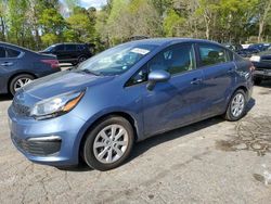 KIA Rio salvage cars for sale: 2016 KIA Rio LX