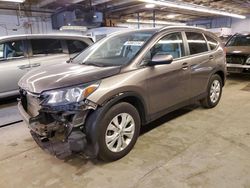 Salvage cars for sale at Wheeling, IL auction: 2013 Honda CR-V EXL