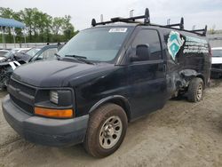 Chevrolet salvage cars for sale: 2010 Chevrolet Express G1500